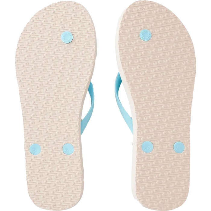 2024 Rip Curl Mujer Classic Surf Bloom Open Toe Flip Flops 16FWOT - Sky Blue